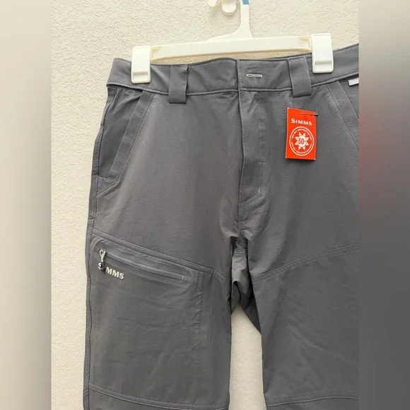 Simms Mens Guide Fishing Pants Slate Short New With Tags Gorpcore Outdoor - Picture 5 of 10